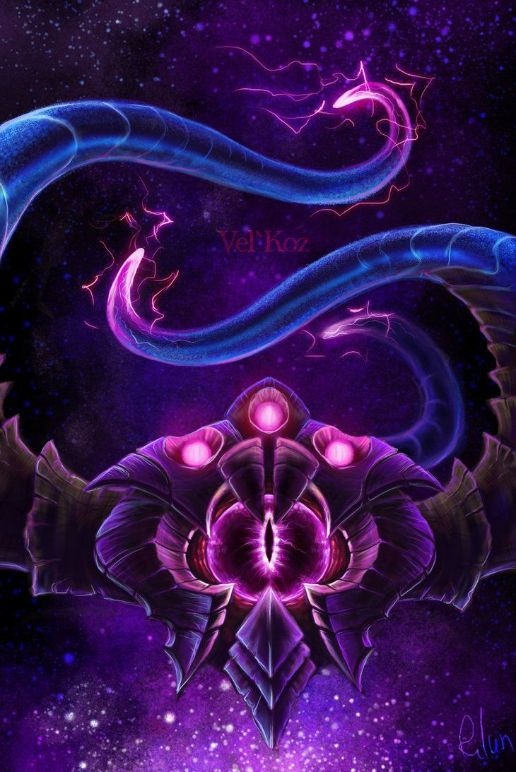 Vel`Koz. Wallpaper legais, League