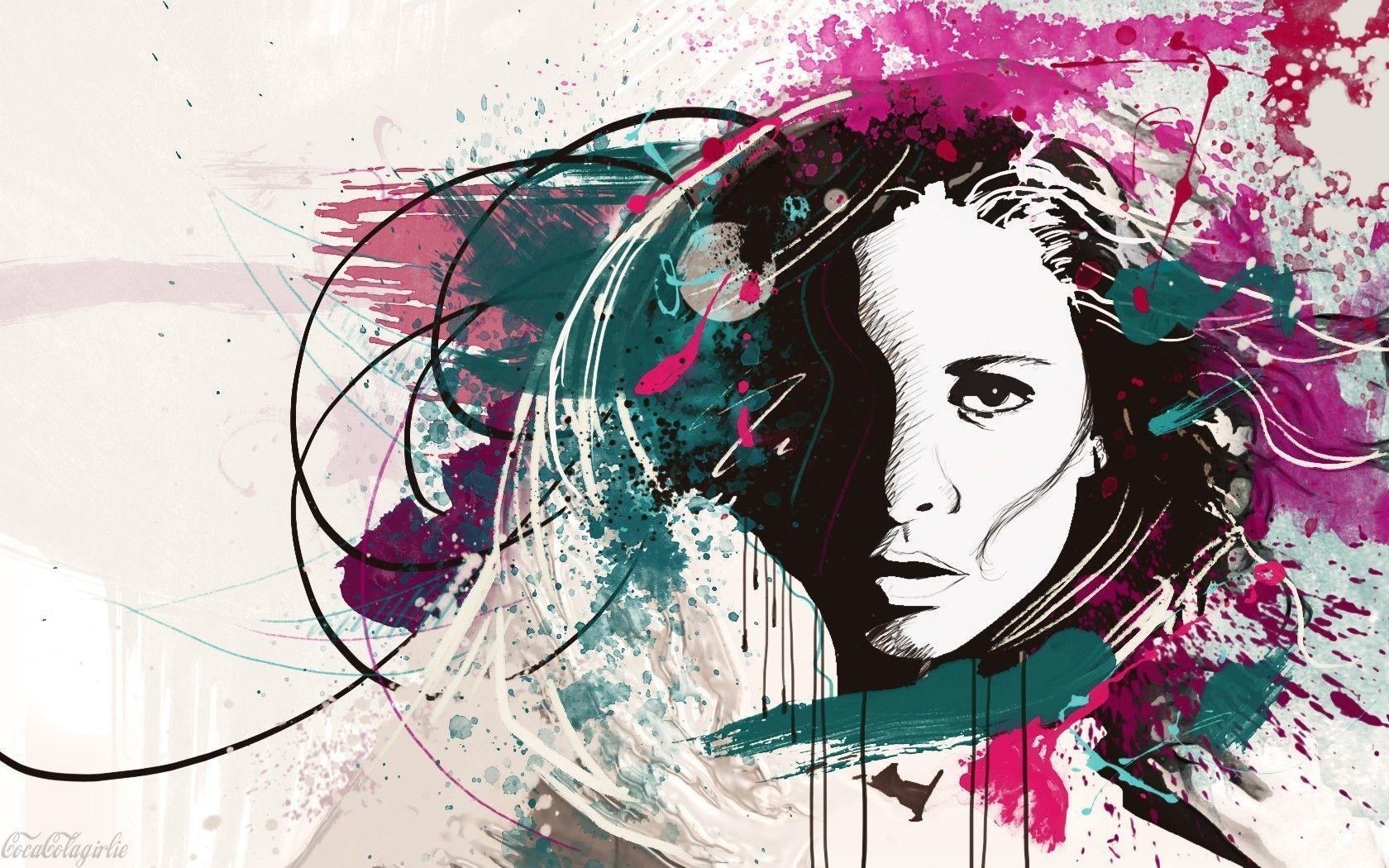 Abstract Women Wallpaper Free Abstract Women Background
