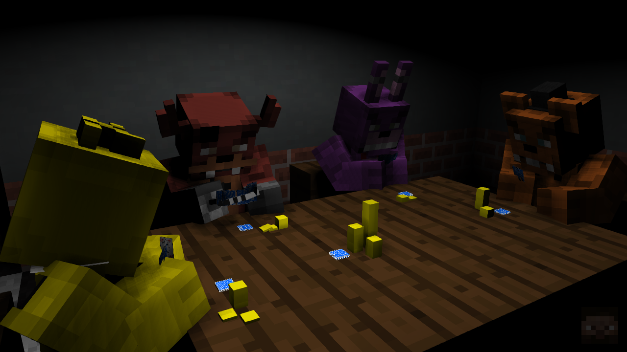 Minecraft FNAF Wallpaper