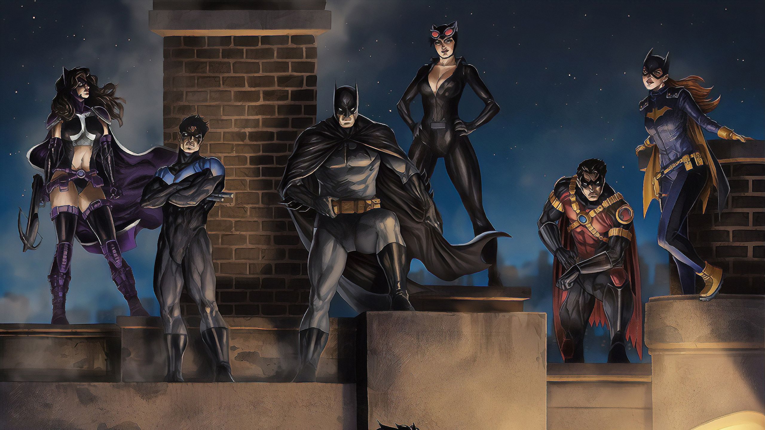 Bat Family Laptop Full HD 1080P HD 4k Wallpaper, Image, Background, Photo and Picture