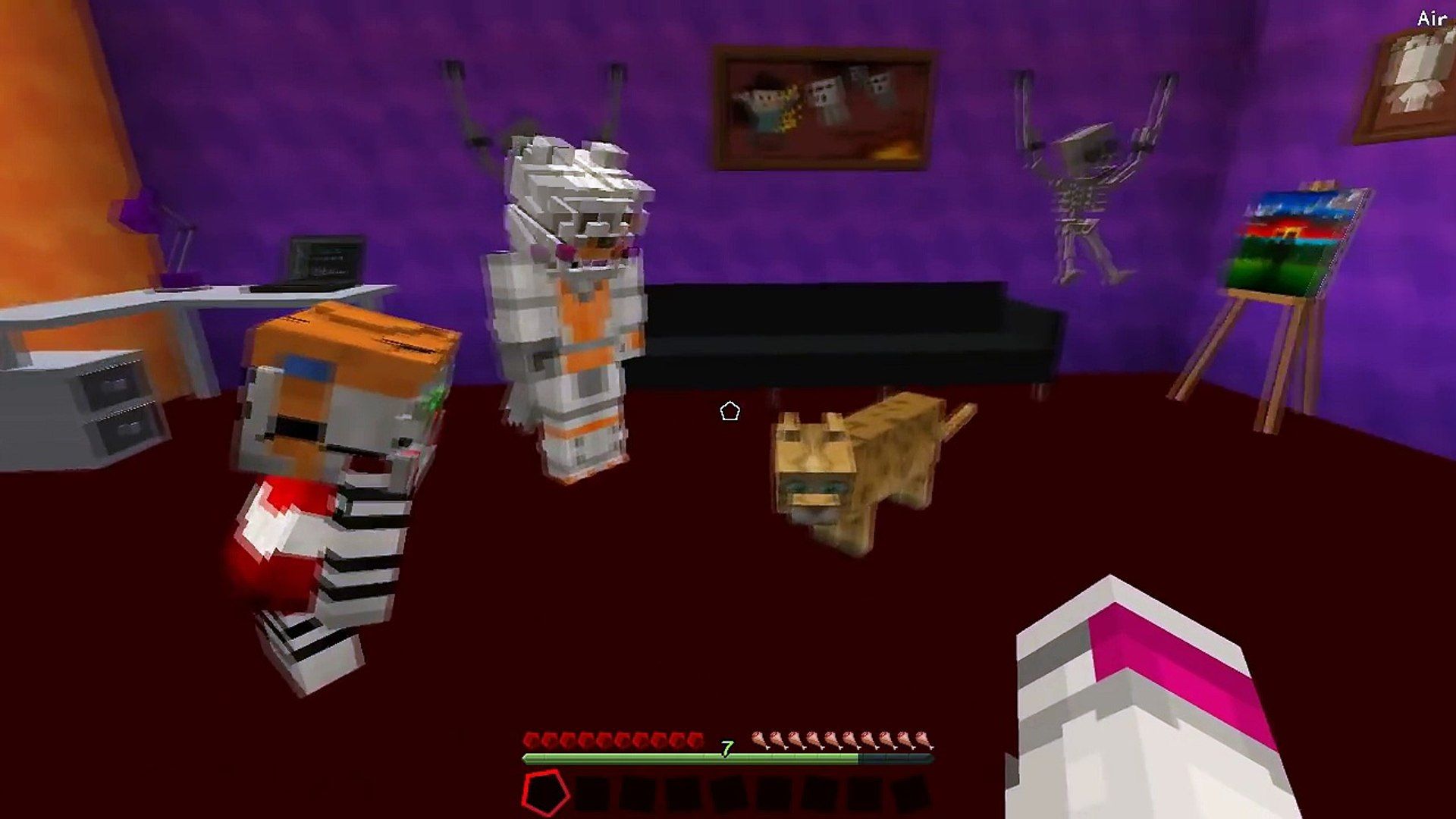 Minecraft Fnaf: Lolbit Finds A Lost Kitty Minecraft Roleplay