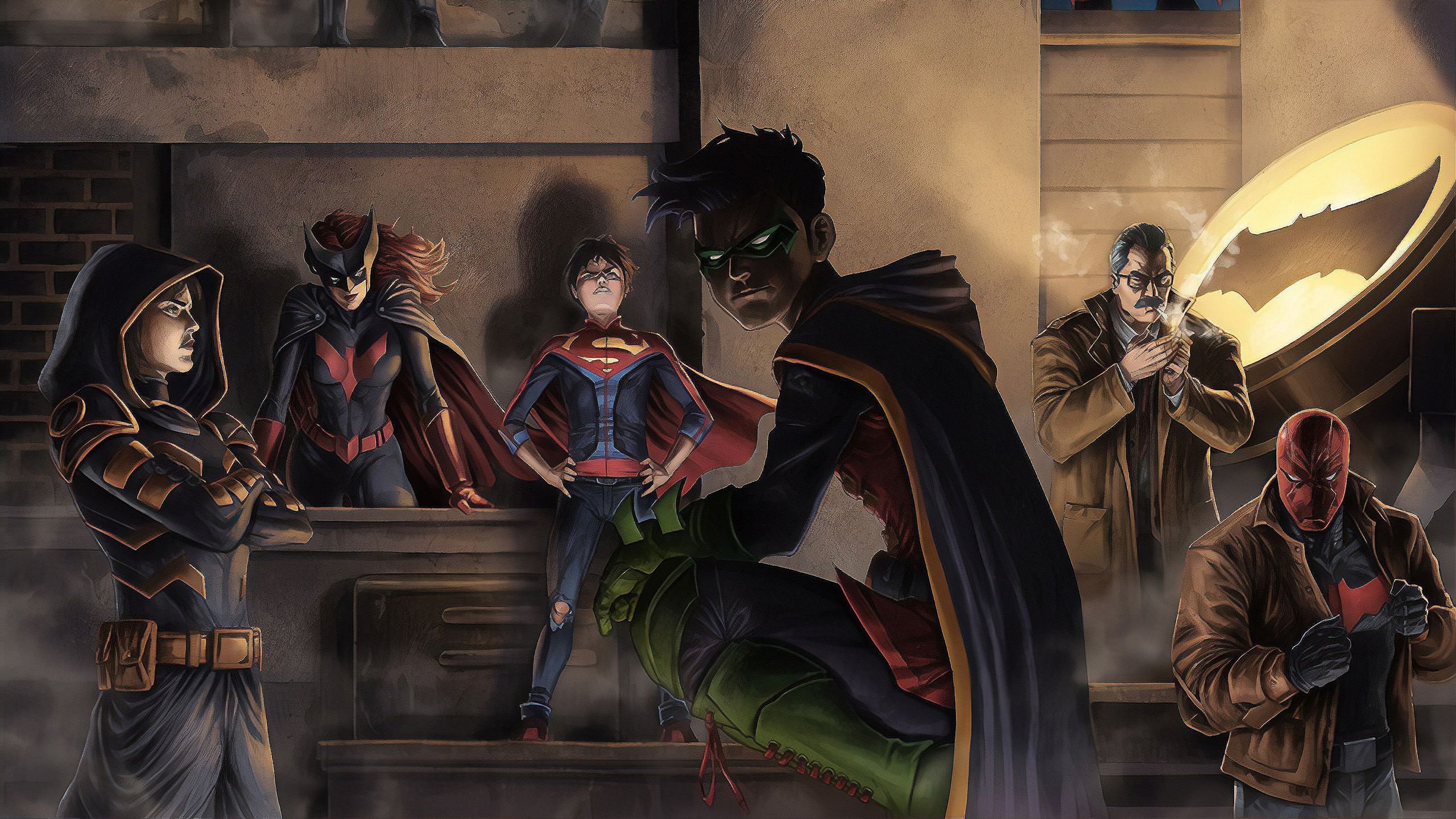 Batman Family And Villians, HD Superheroes, 4k Wallpaper, Image