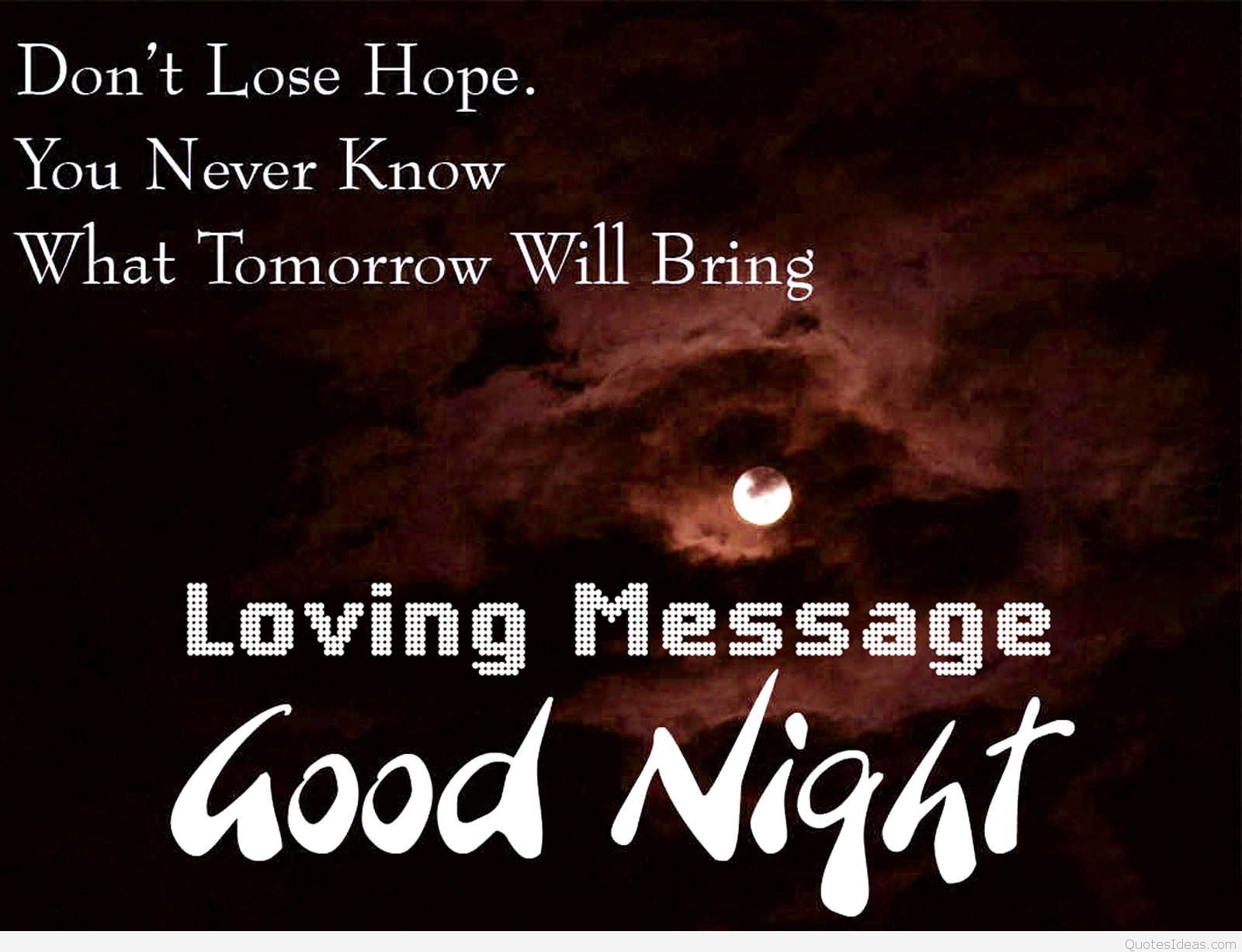 Loving message Good Night picture