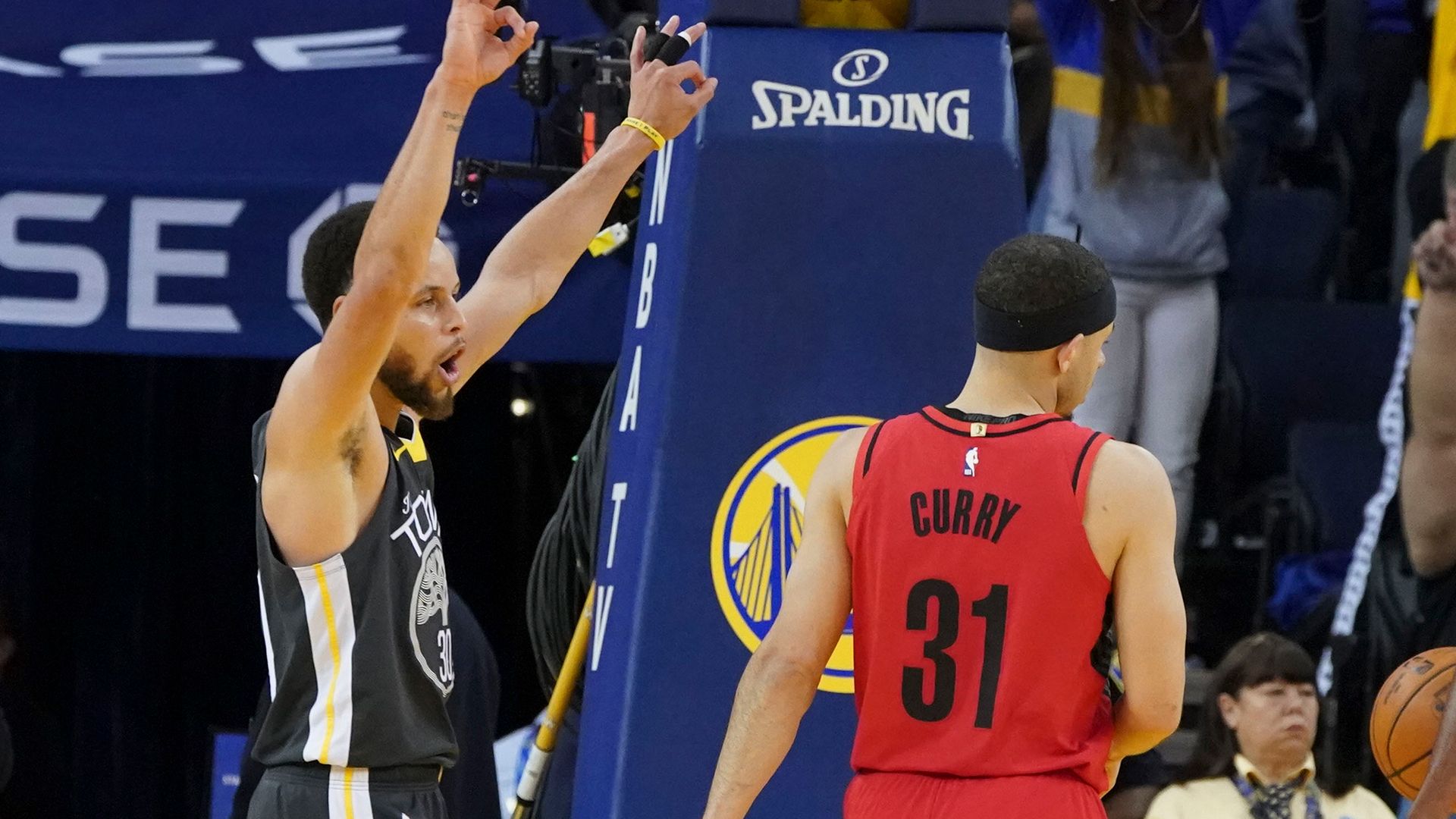 Steph Curry says facing brother Seth in Game 2 was his 'coolest