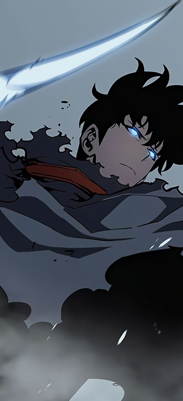 Sung Jin Woo Solo Leveling 720x1570 Resolution Wallpaper