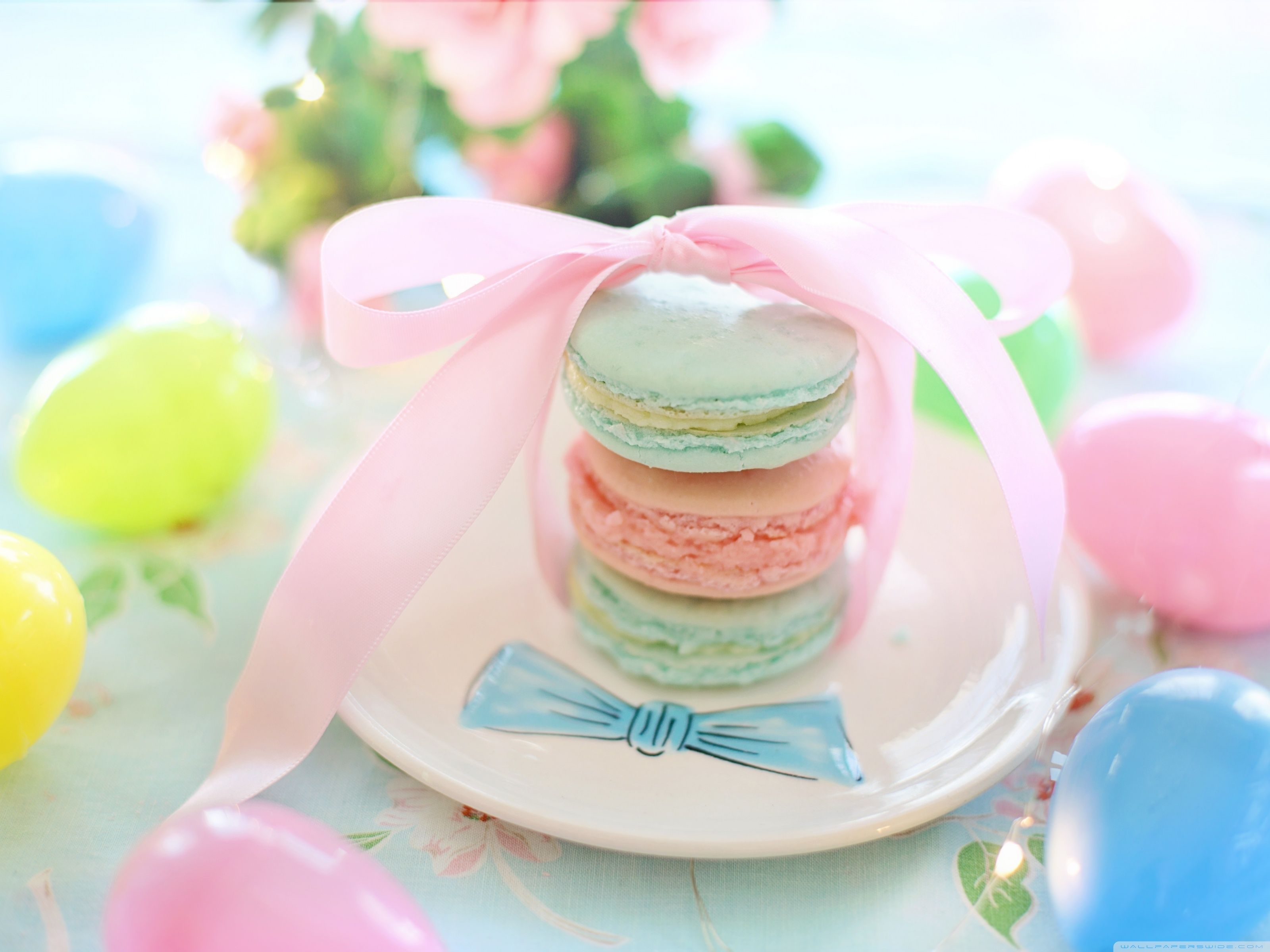 Easter Macarons Ultra HD Desktop Background Wallpaper for 4K UHD