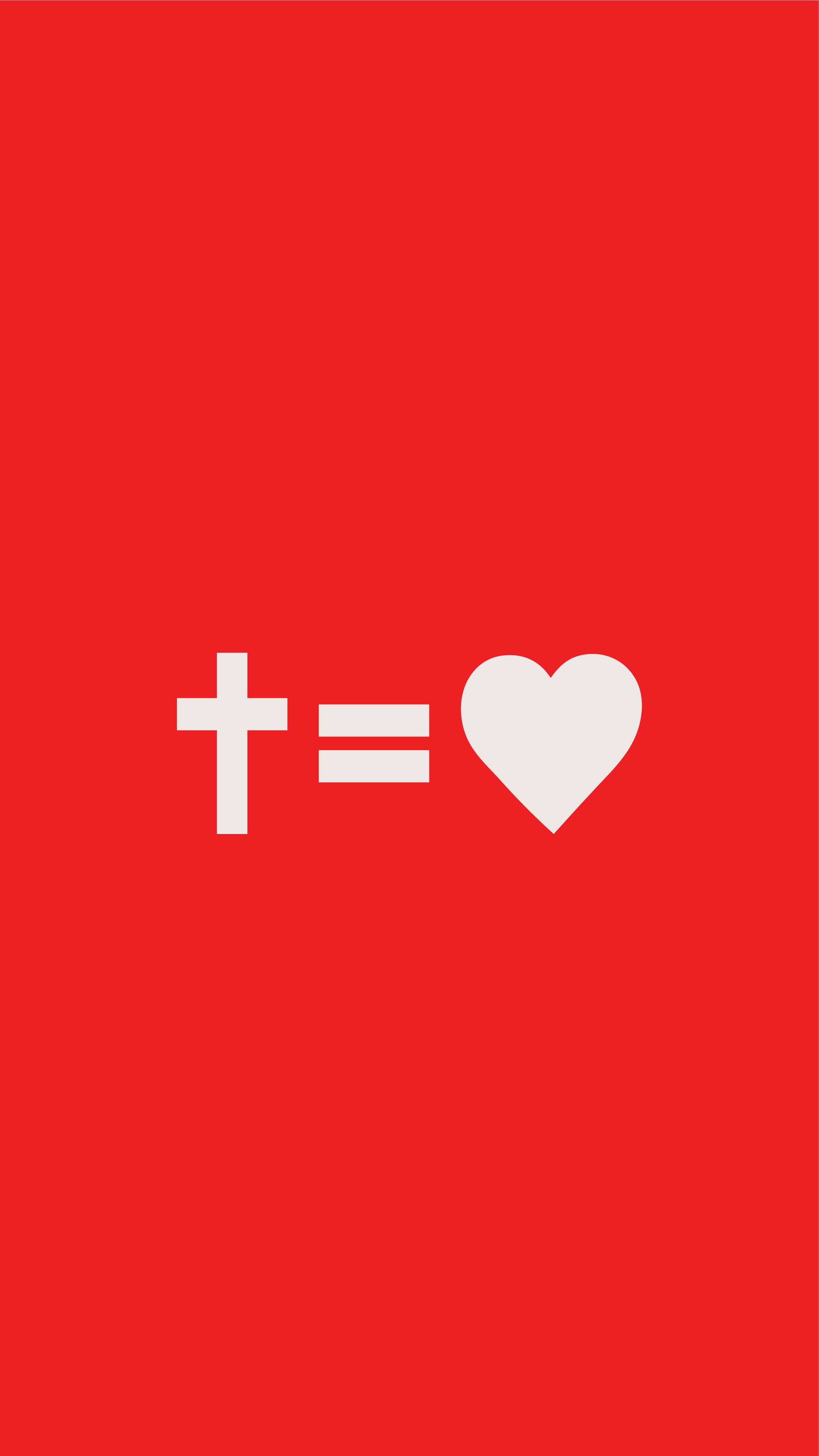 Cross Equals Love, Invite Cards, Banners, Social Media
