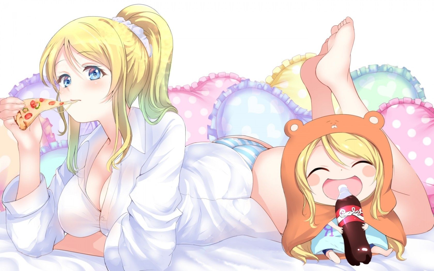 Ayase Eri, Umaru Chan, Blonde, Love Live, Himouto Umaru