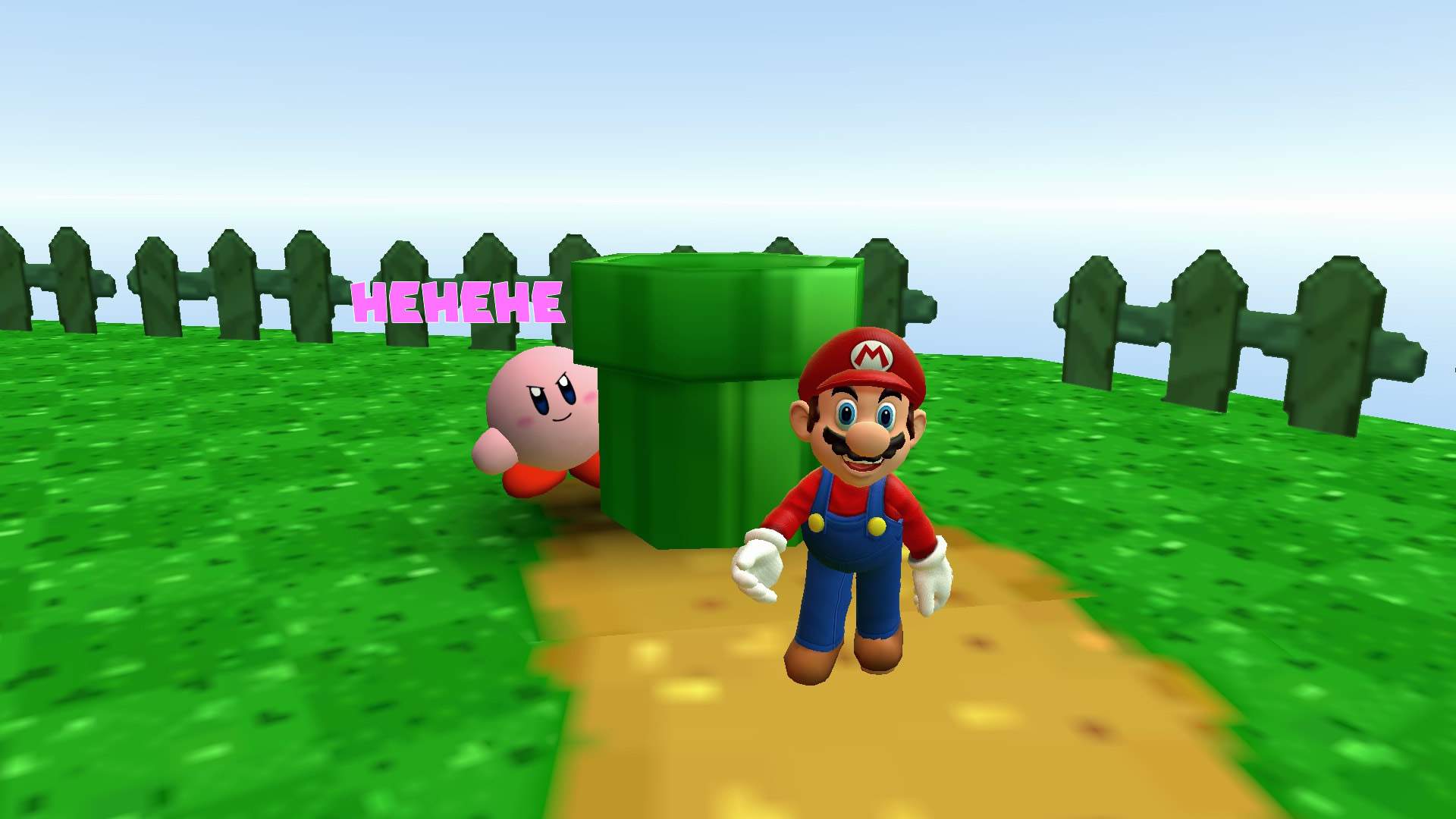 SMG4 Mario Gets His PINGAS Stuck In The Door: Kirby's prank. SMG4