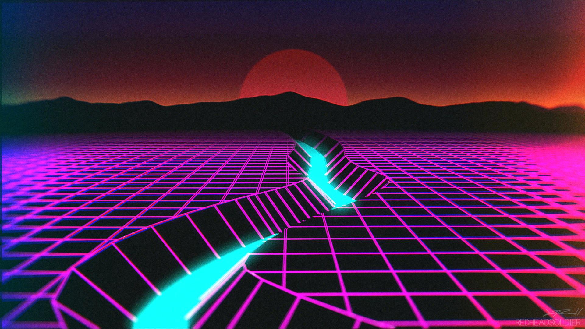 Retro Wallpaper Synth Designs iPhone Tumblr Game Synthwave