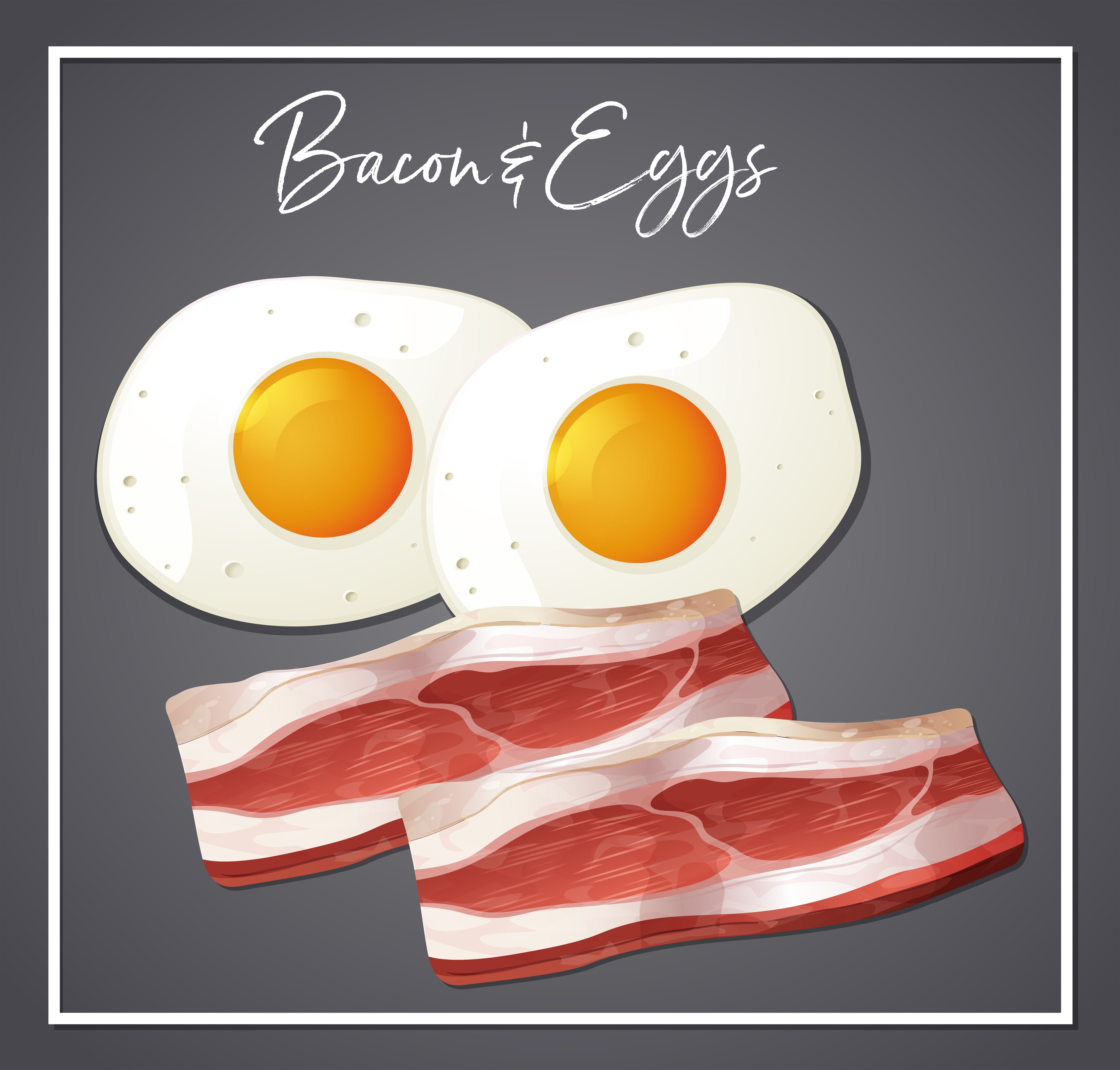 Bacon And Eggs Free Vector Art - (249 Free Downloads)
