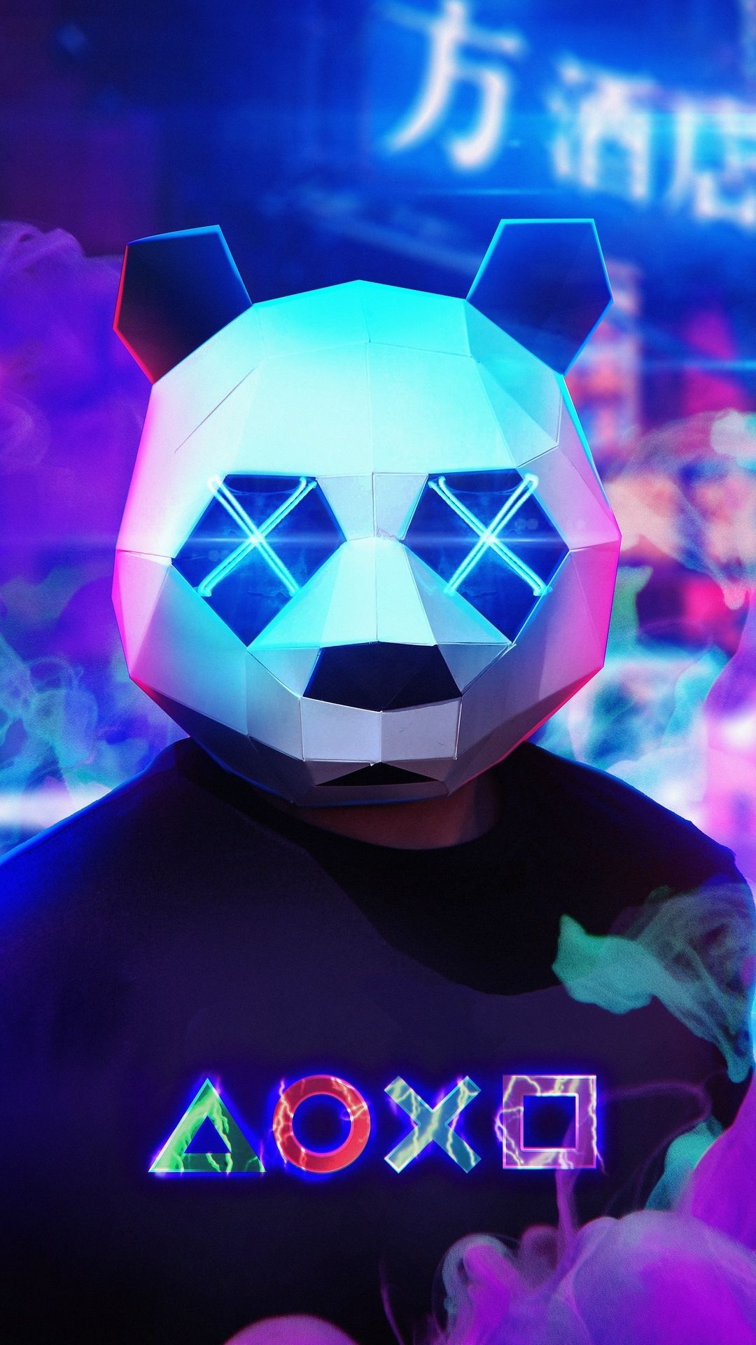 colorful panda wallpaper for android and ios devices. visit for mo