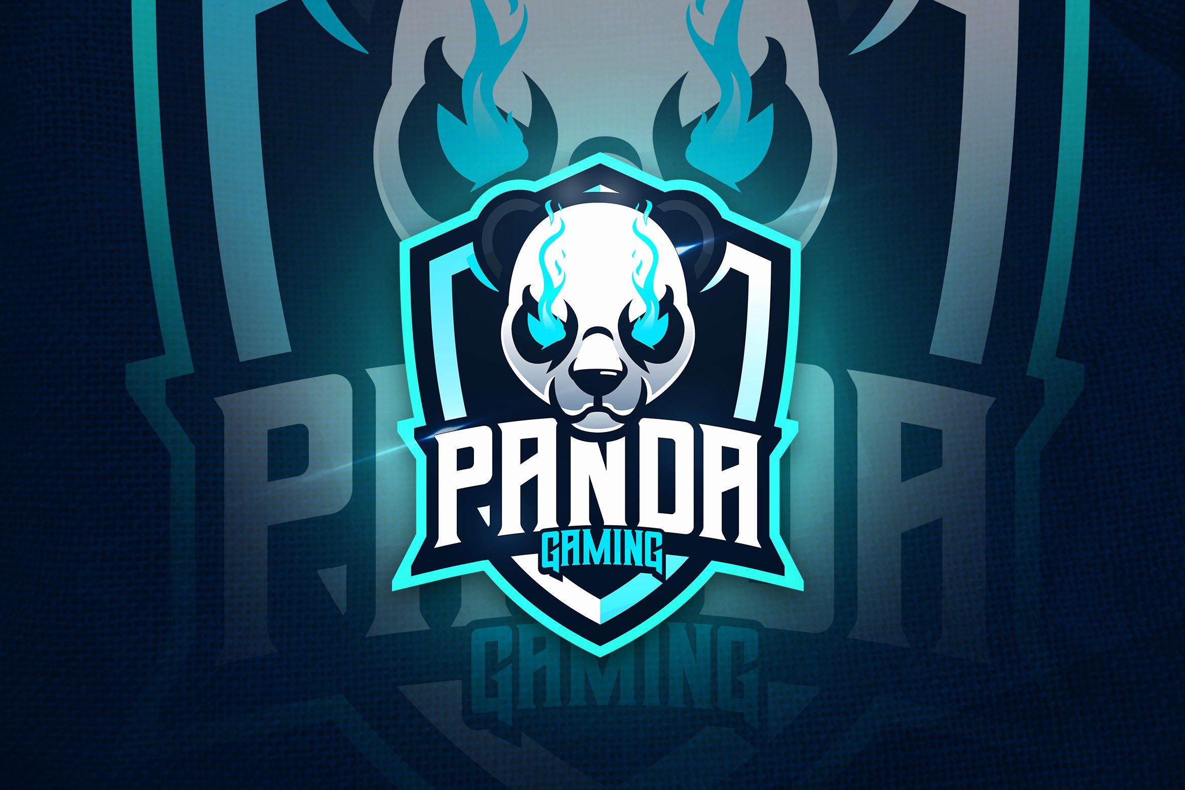Panda Gaming. Binatang lucu, Logo keren, Binatang