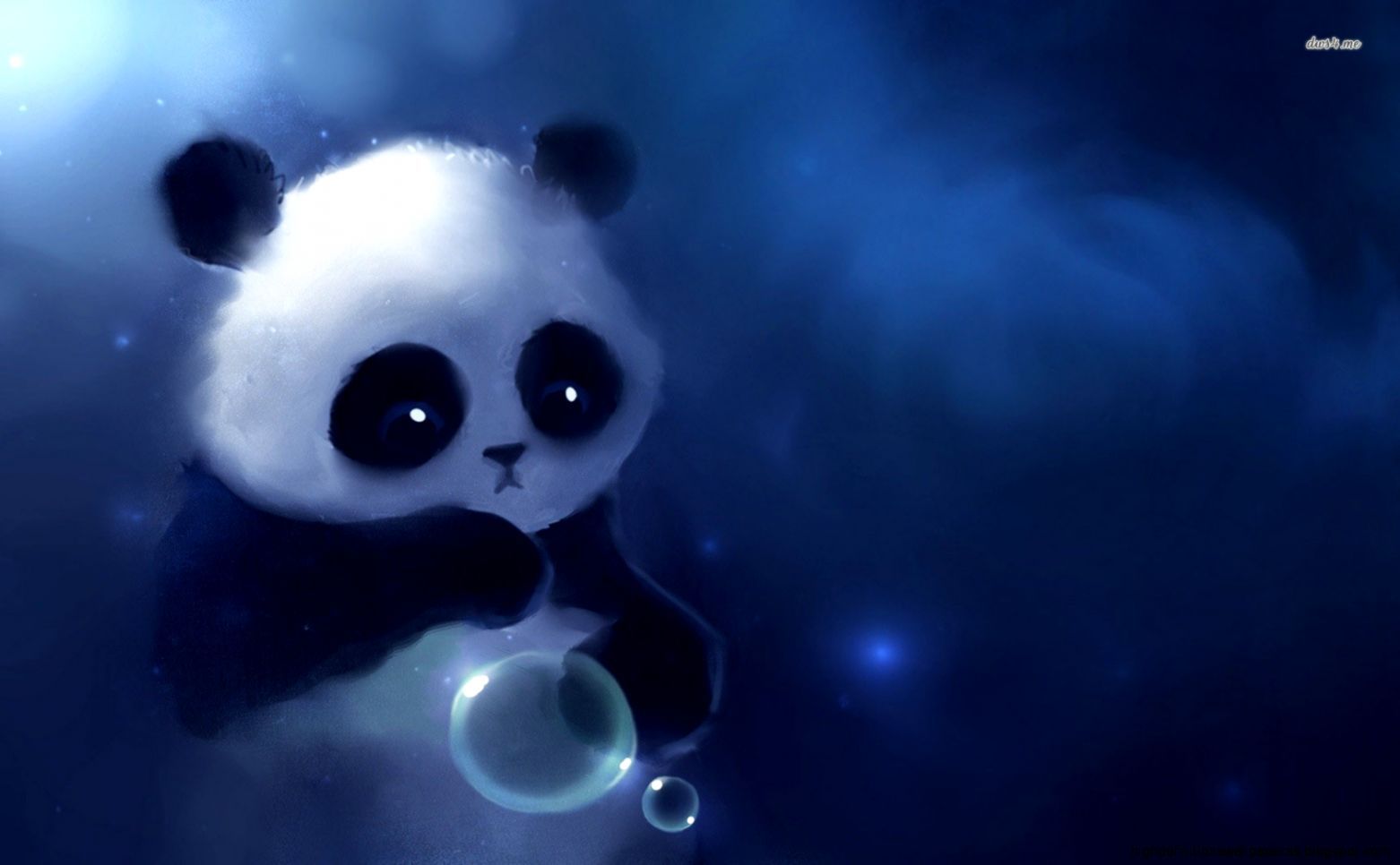 Cute Baby Panda Artwork Wallpaper. High Definitions Wallpaper