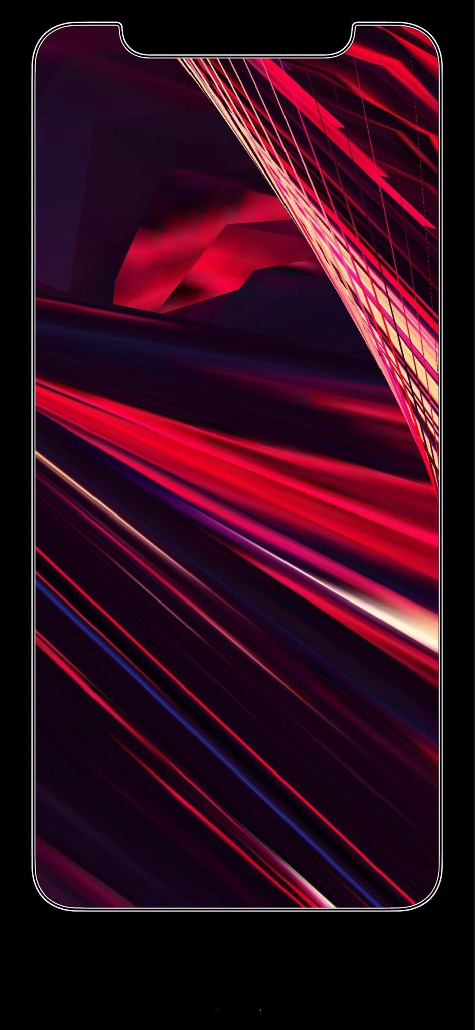 Iphone X Black Wallpaper With Border - Iphone Wallpaper UHD 4K