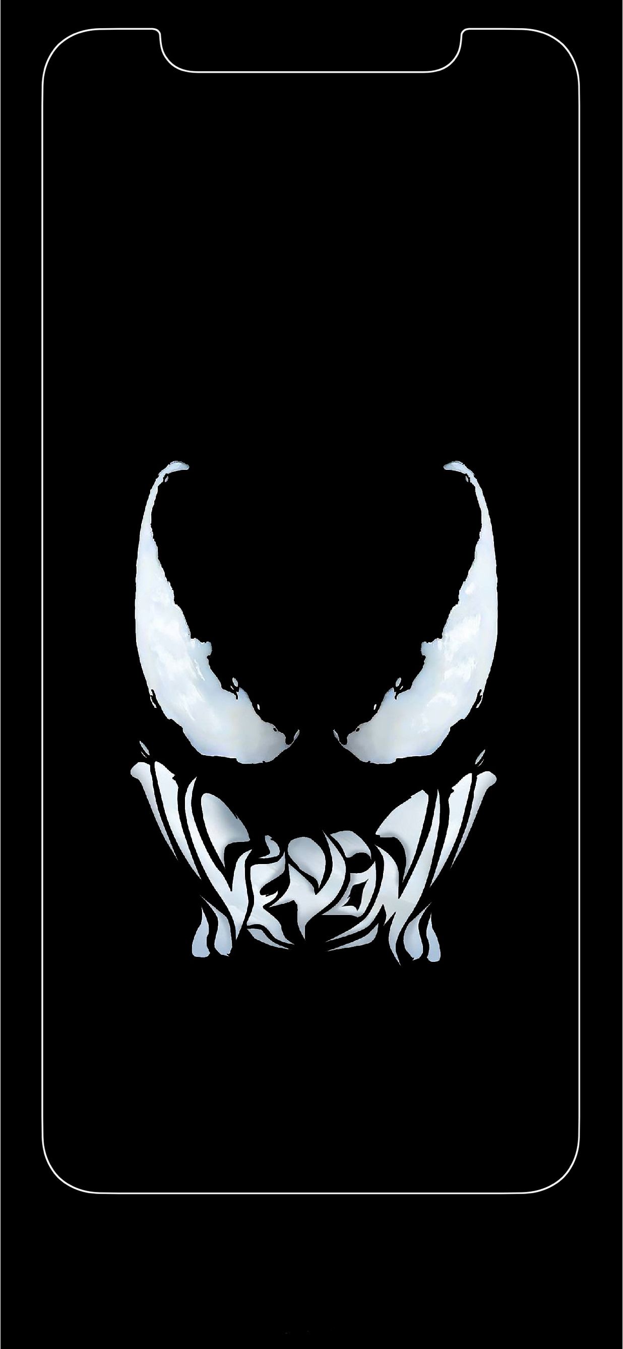 Maybe I like the borders too much. Here are two Venom wallpaper mixed with the borders for iPhone X [1235x2677]
