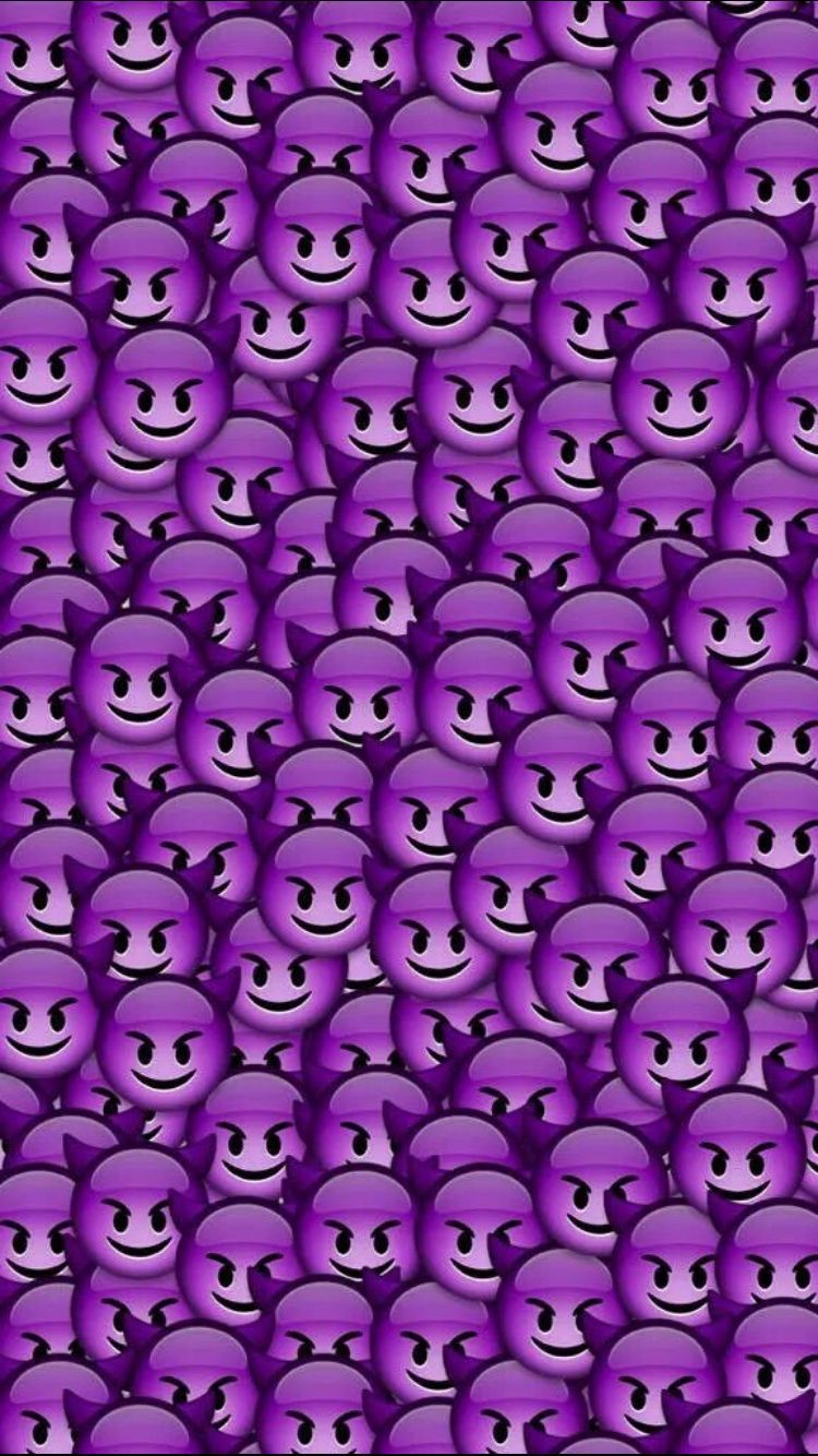 Purple Emoji, More Wallpaper, Wallpapers For Your Phone,