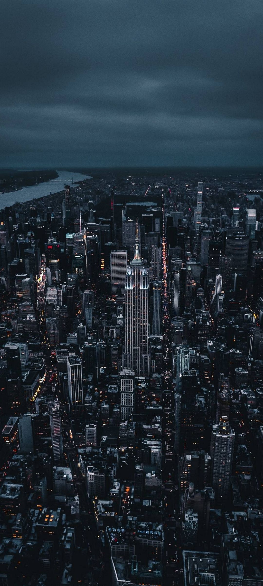 Skyline New York City - [1080x2400]. Pemandangan, Pemandangan