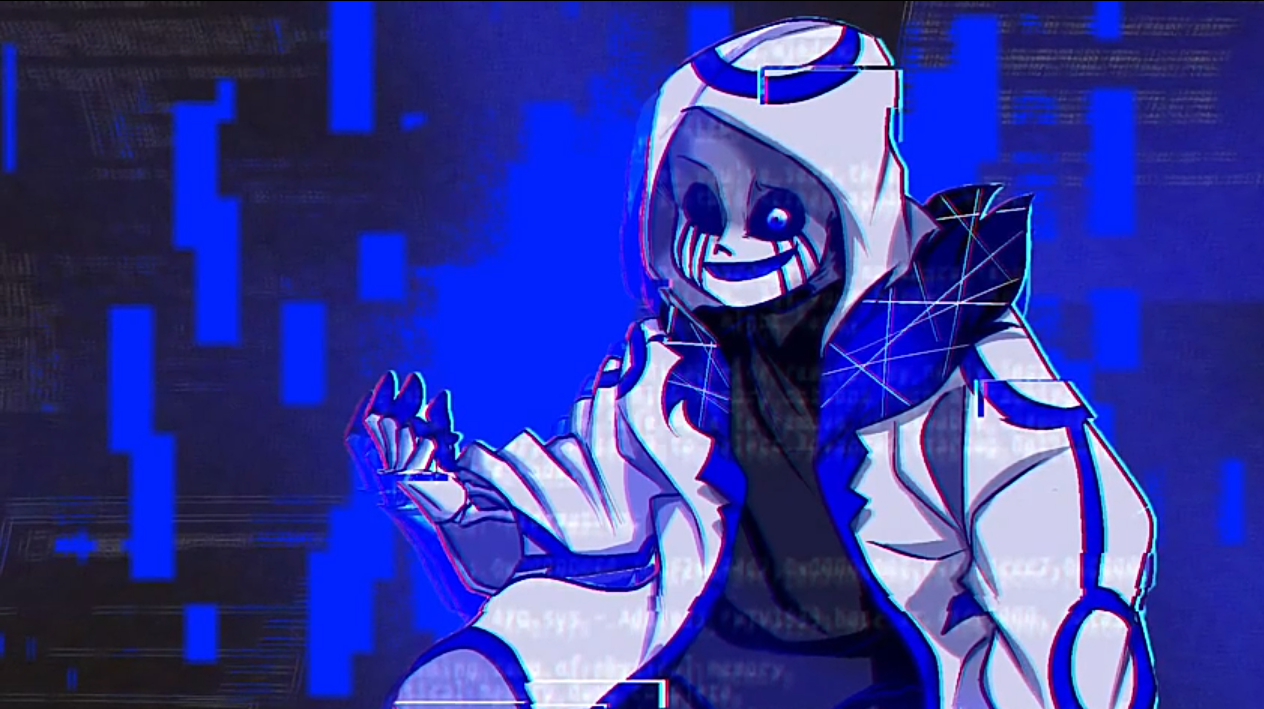 Omni 404 Sans glitch, blue, error404 sans, monster, red, umdertale,  undertale au, HD phone wallpaper