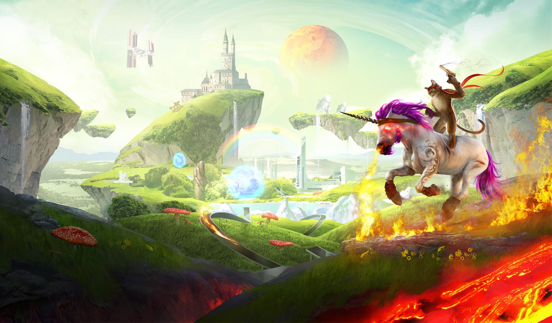 Trials Fusion Awesome Level MAX Trailer Delivers Unicorn Riding