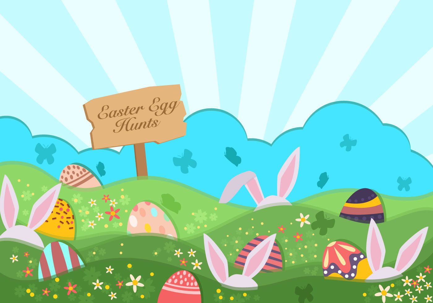 Little Girl Playing With Easter Eggs Wallpapers Wallpaper Cave