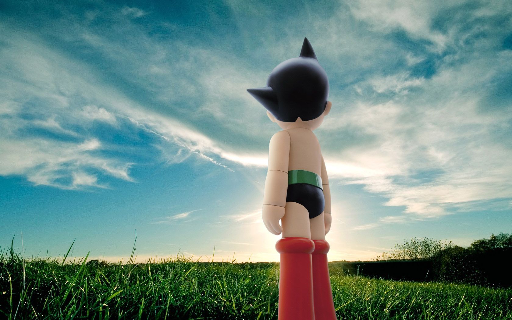 Astro Boy Contemplating Wallpaper Wallpaper