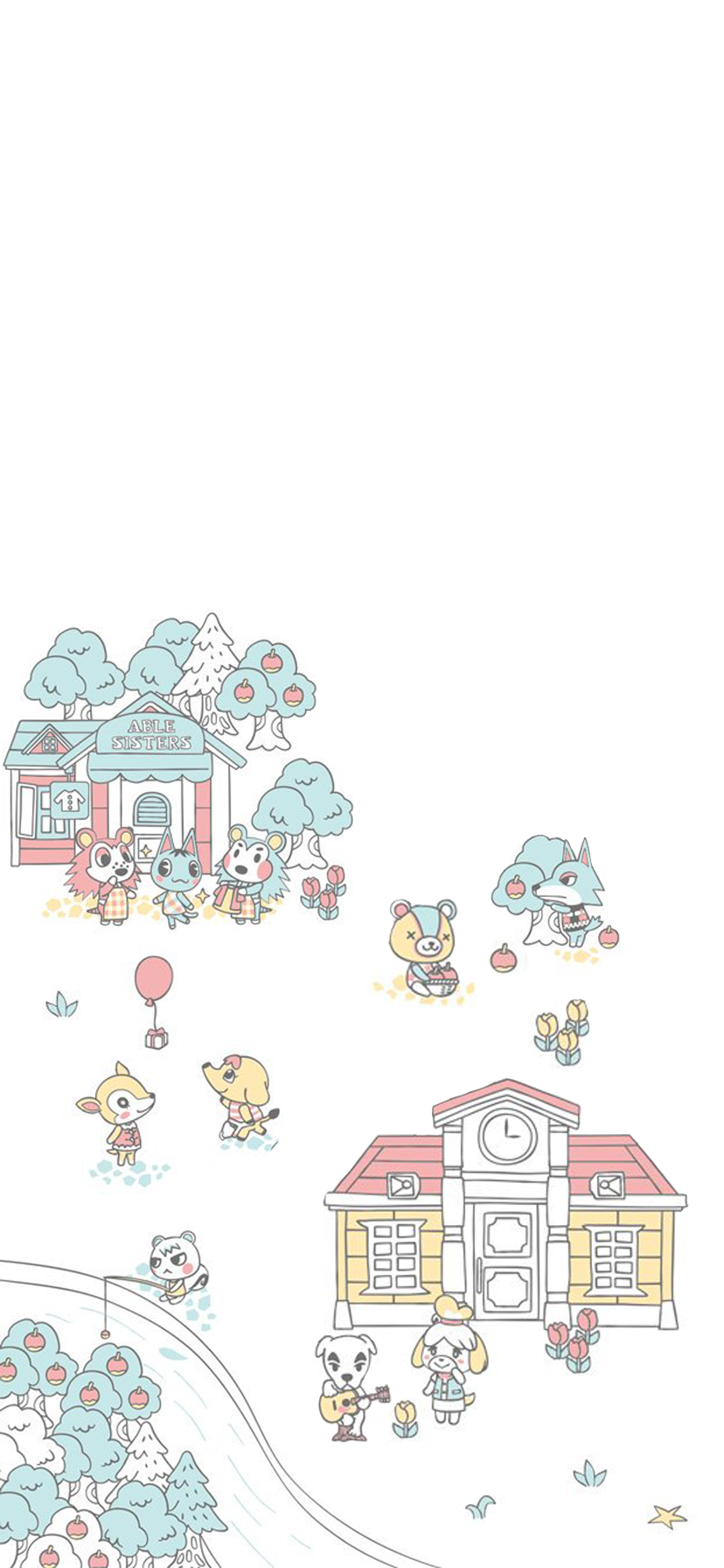 Animal Crossing Happy Home Designer iPhone6 wallpaper 1242 x 2208