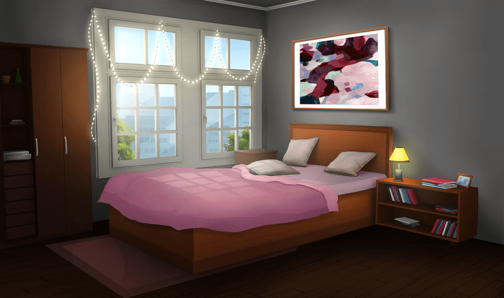 Anime Background Bedroom