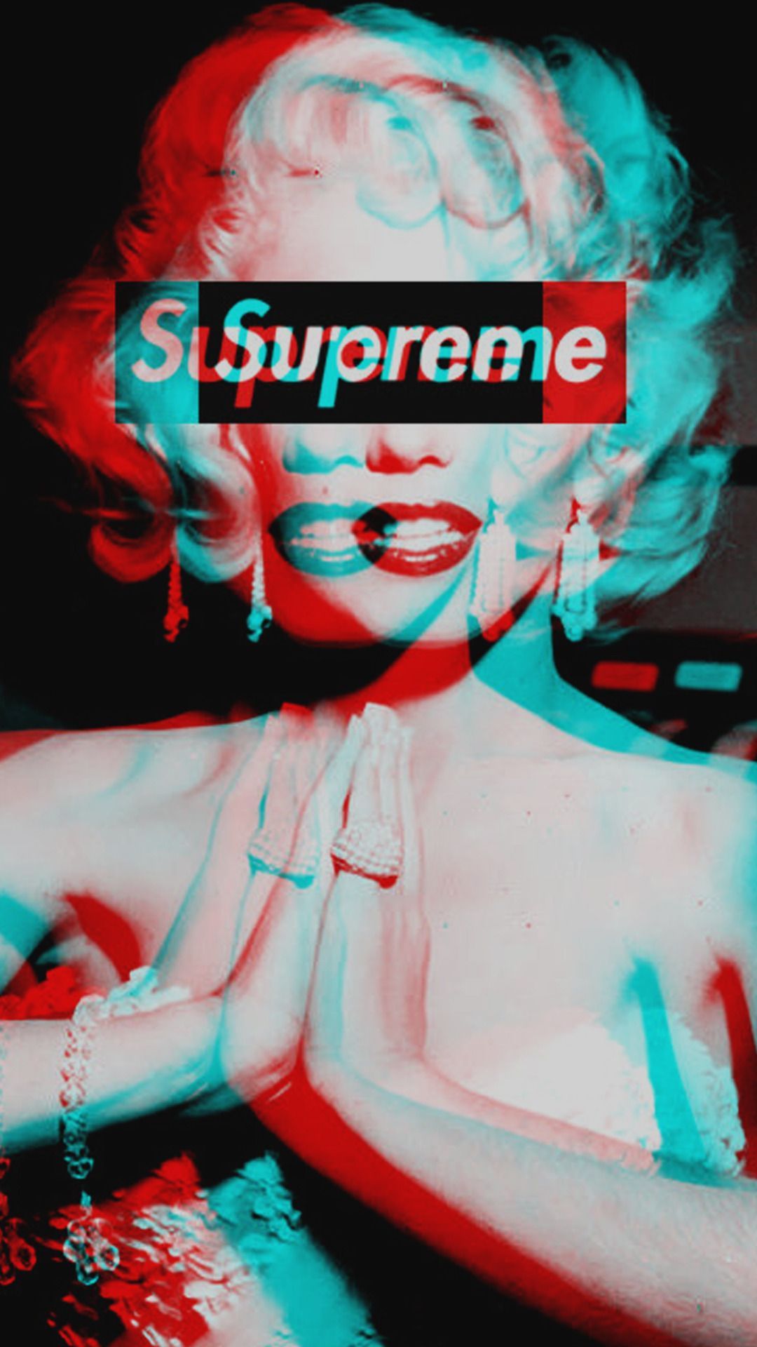 Supreme. Supreme wallpaper, Glitch