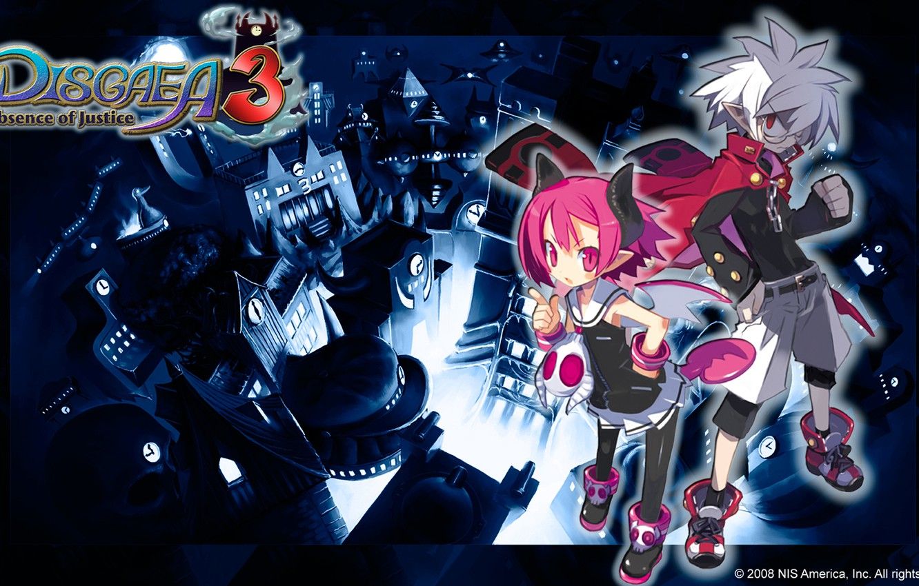 Wallpaper the city, watch, playstation disgaea Raspberyl