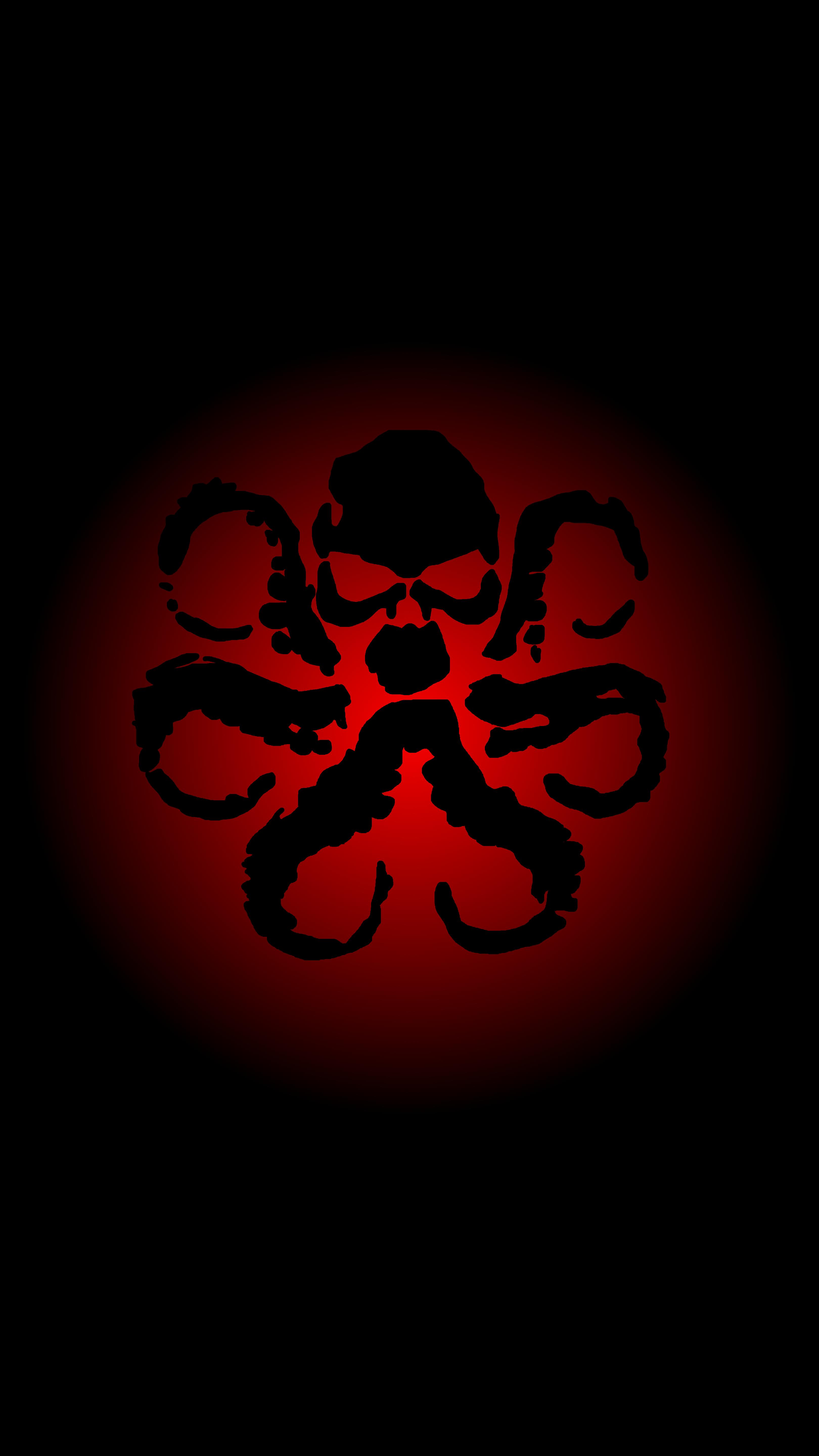 Five years ago I created a S.H.I.E.L.D. for your Hydra wallpaper, today I  rearranged my monitors and wanted a more minimalistic wallpaper.  [1920x2160] : r/Marvel
