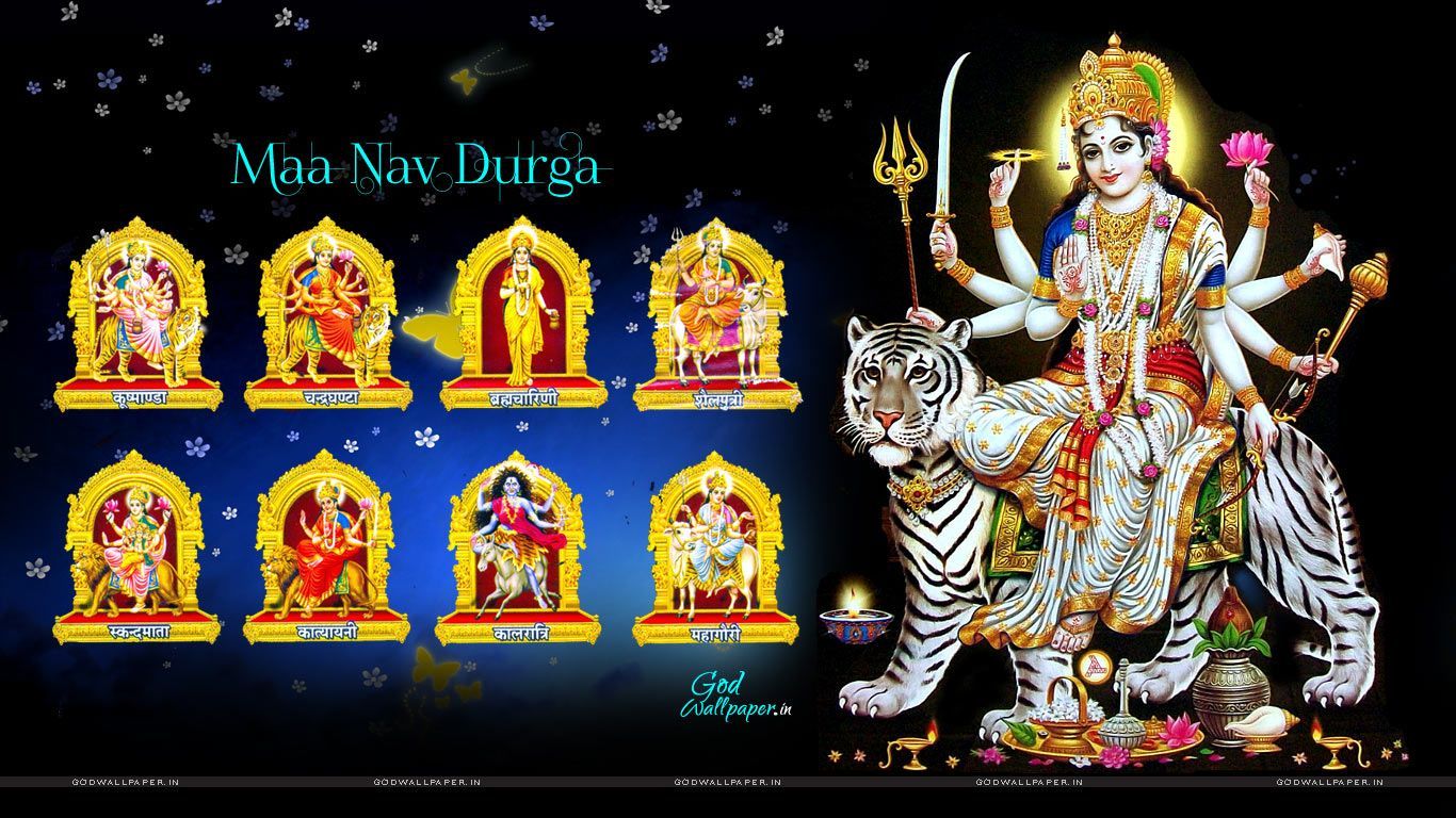 Nav Durga Mata Background Images, HD Pictures and Wallpaper For Free  Download | Pngtree