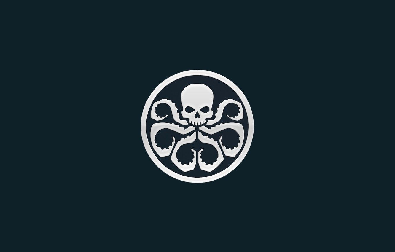 Wallpaper sake, logo, symbol, Marvel comic, tentacles, Hail Hydra