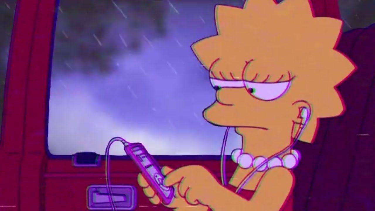 bart and lisa simpson sad edit aesthetic profile picture wallpaper -  aesthetic post - Imgur