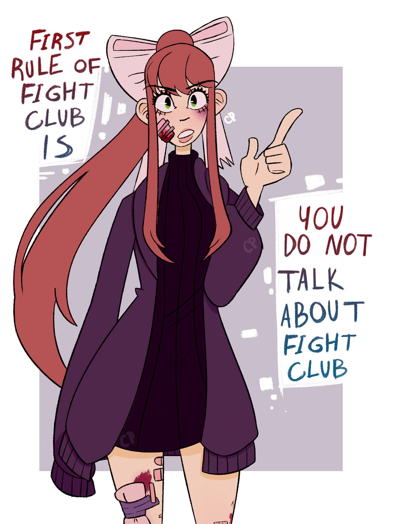 Monika Wallpaper Ddlc