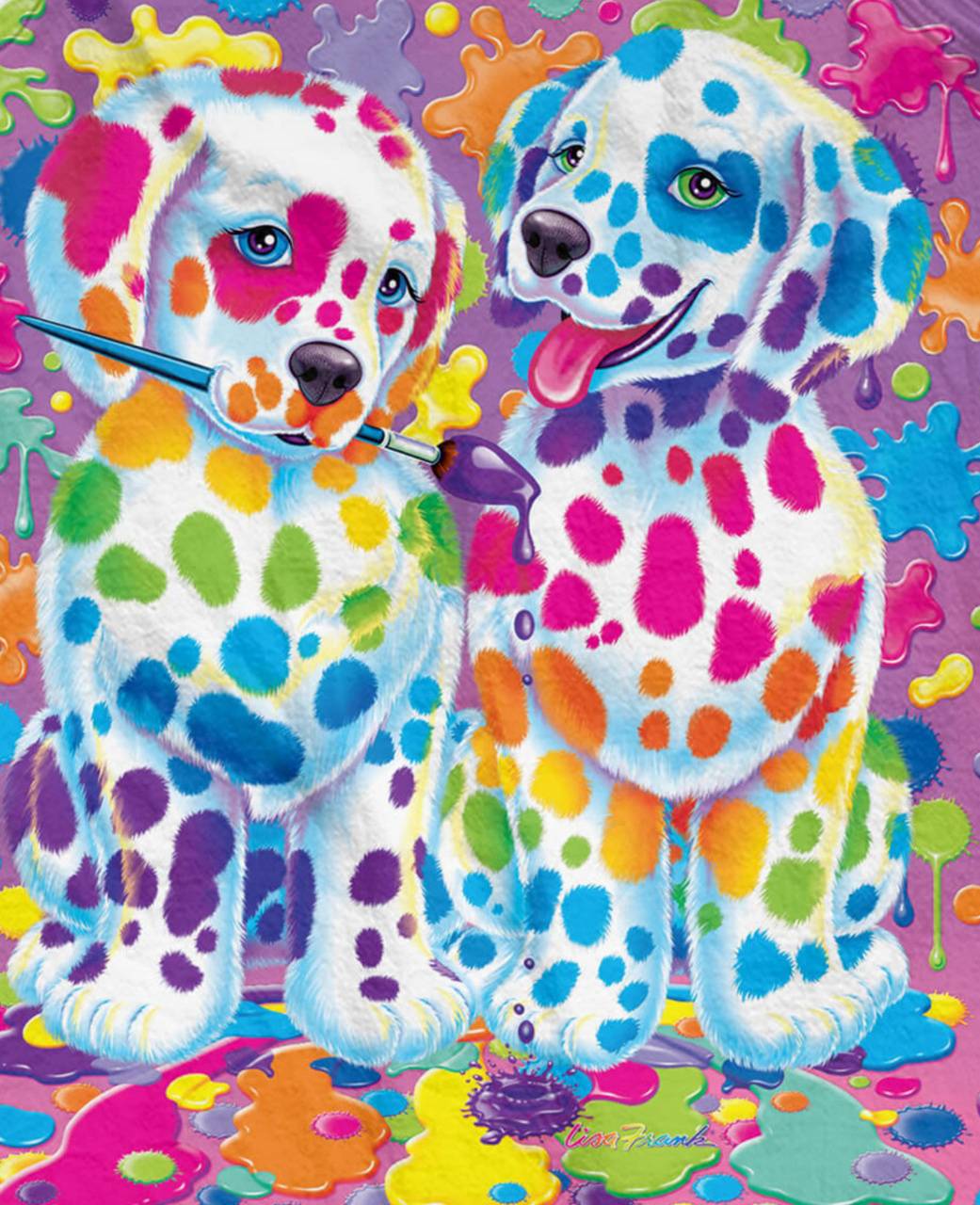 Rainbow Dogs wallpaper