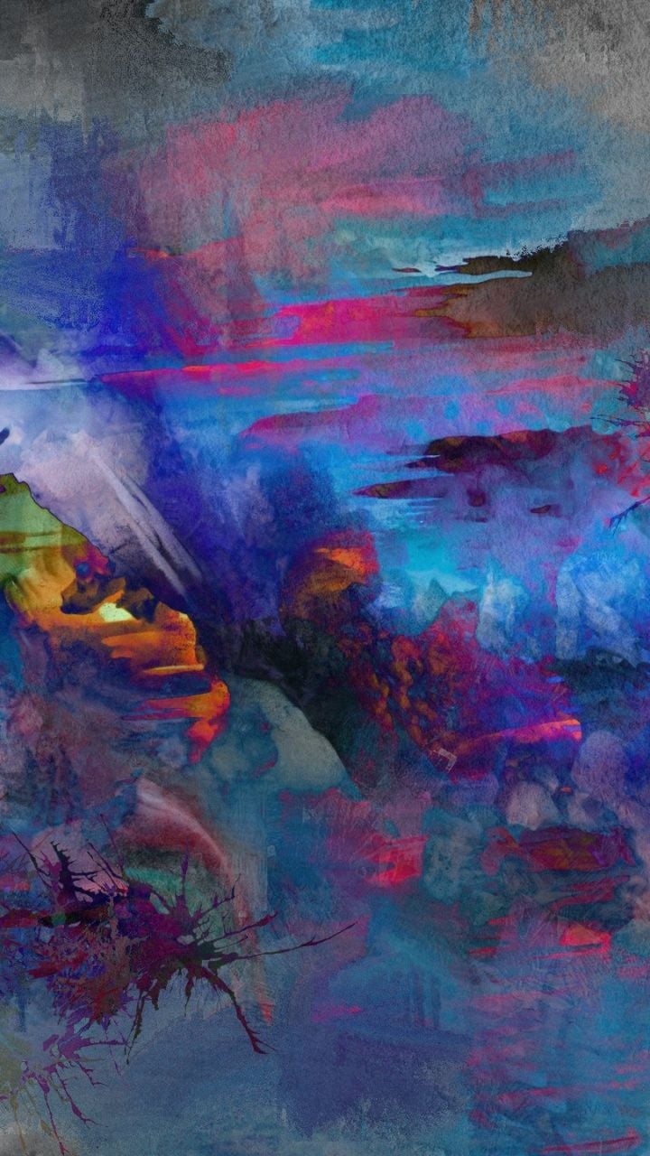 Abstract Painting Wallpaper Phone