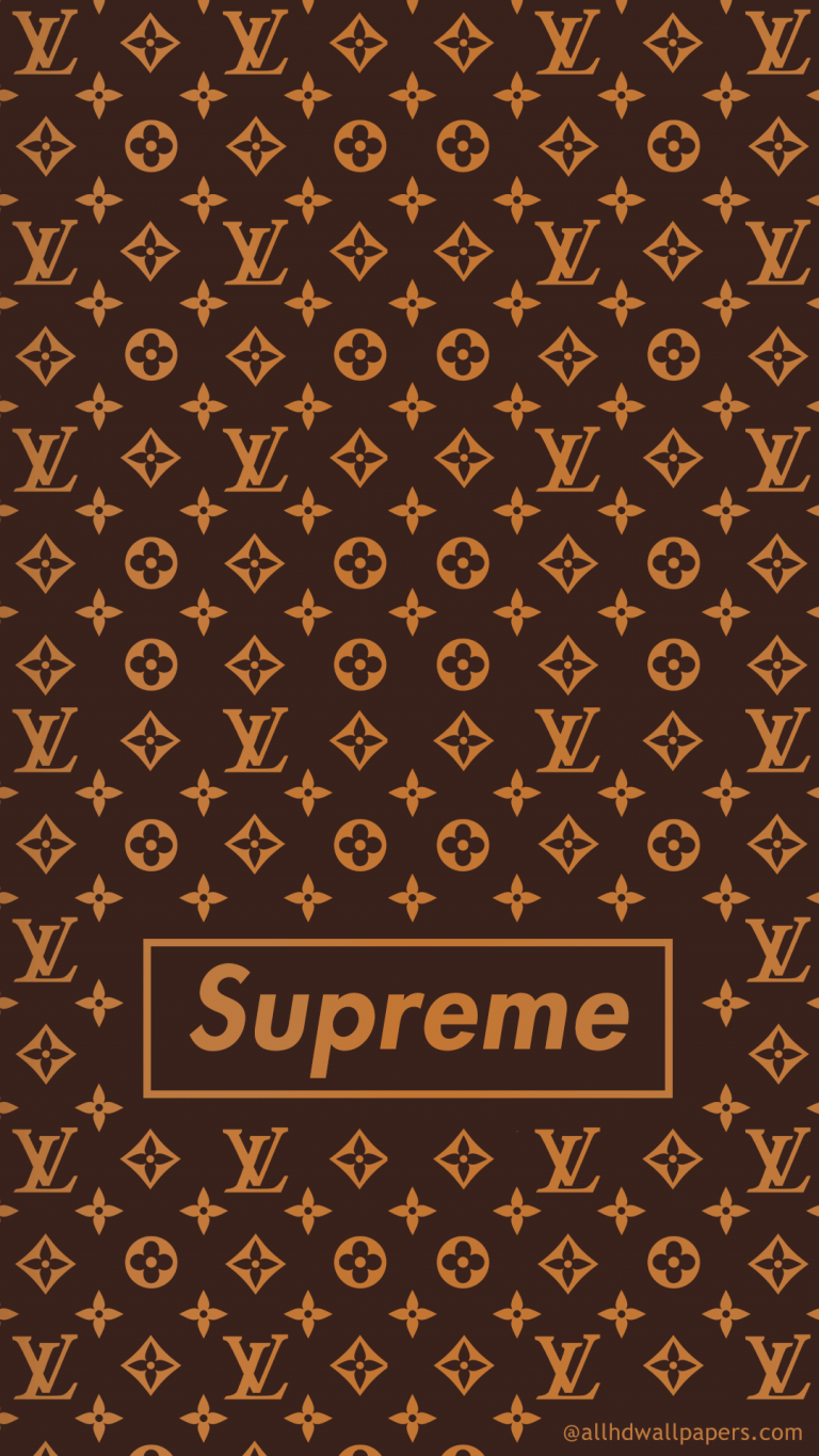 Download Supreme Aesthetic LV Wallpaper