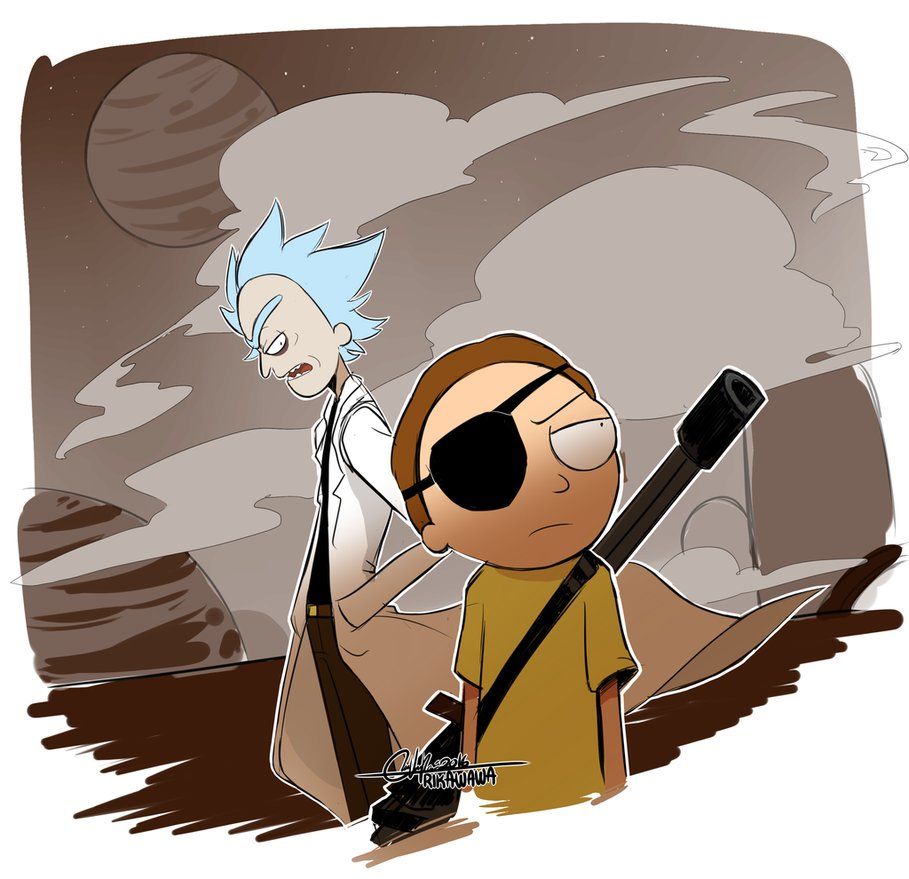 Evil Rick And Morty 2 By Rika Wawa. Rick And Morty, Rick I Morty