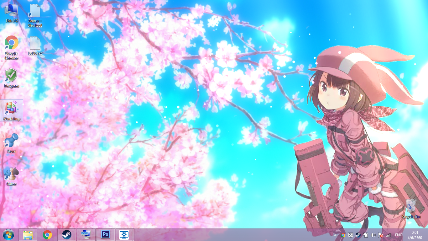 Hd Wallpaper Cherry Blossom Anime