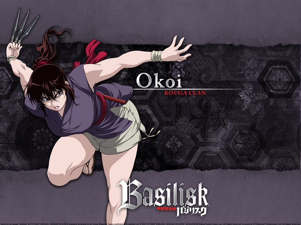 Okoi Clan. Basilisk anime, Basilisk, Anime comics