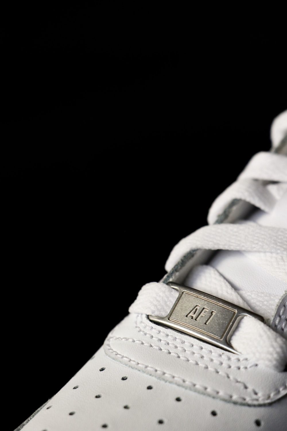 Nike Air Force 1 White Sneaker Picture. Download Free Image