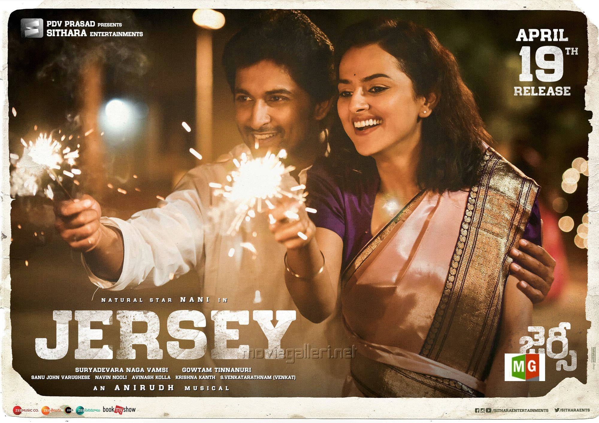 Jersey Movie Posters HD. Nani. Shraddha Srinath. New Movie Posters