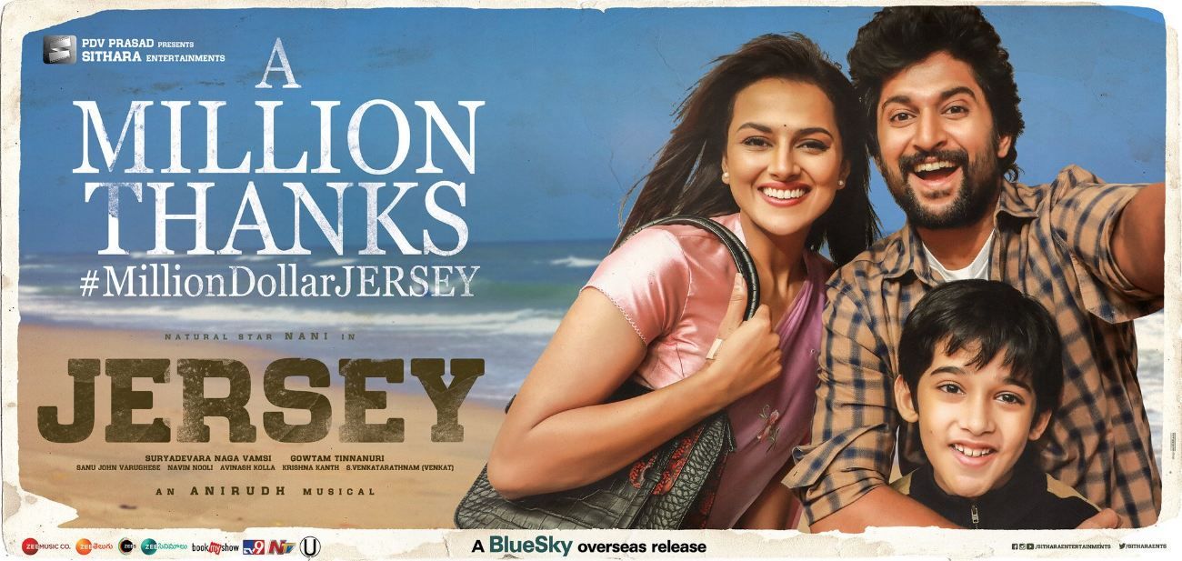 Jersey Collections: $1 Million for Nani starrer