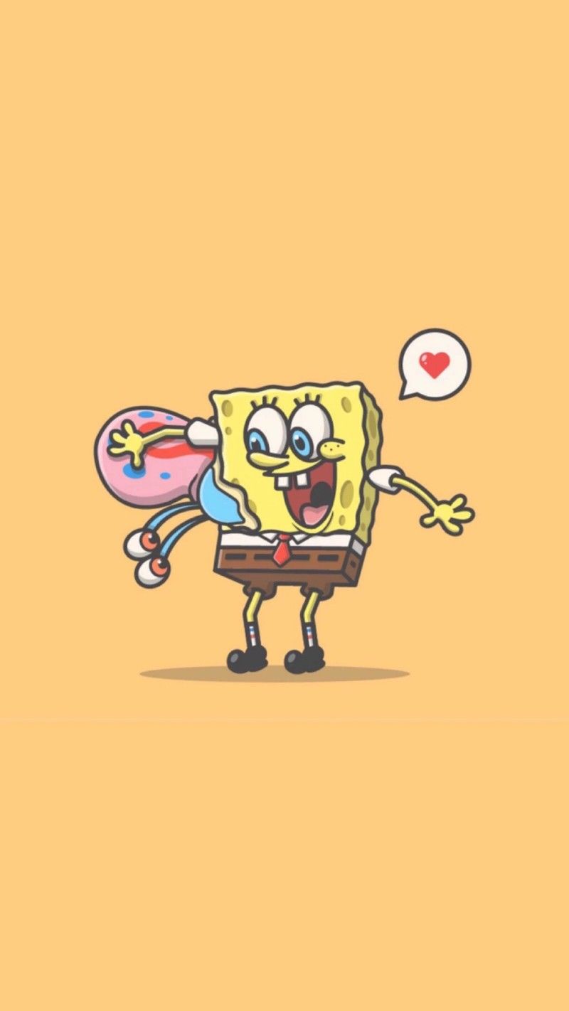 me. Cartoon wallpaper iphone, Spongebob iphone