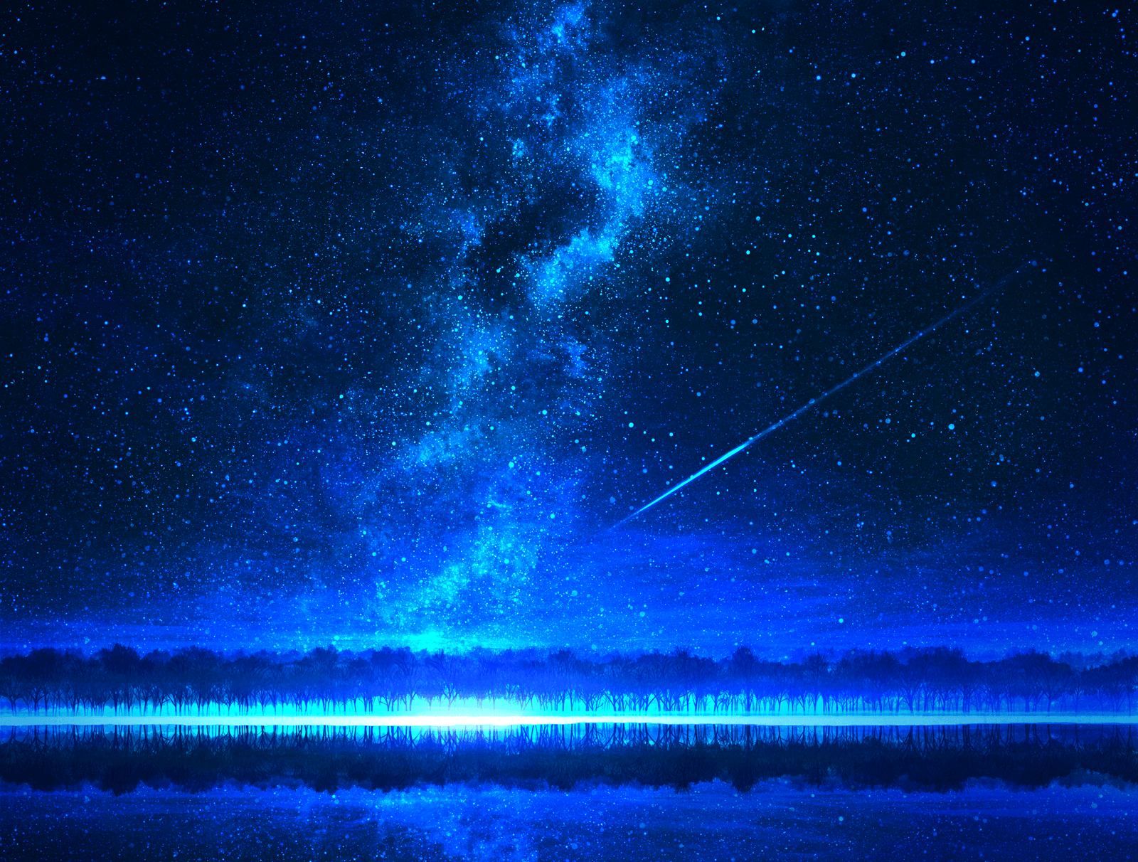 Blue Comet Wallpaper Free Blue Comet Background