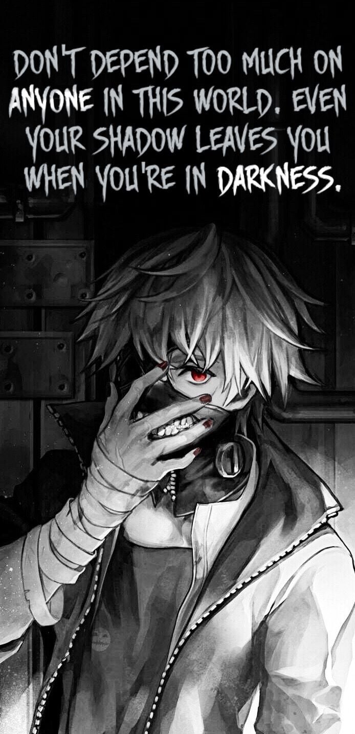 Anime Quotes About Darkness