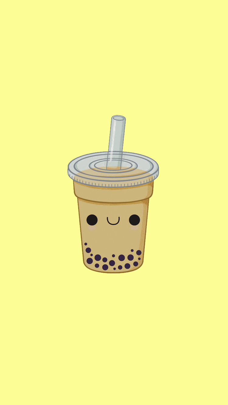 Milktea lovers, this is for you!. Cute food wallpaper, Watercolor