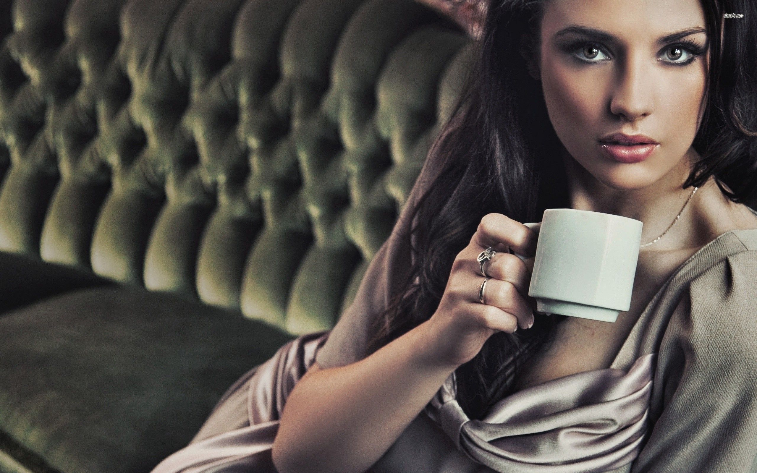 Girl And Coffee Wallpapers - Wallpaper Cave