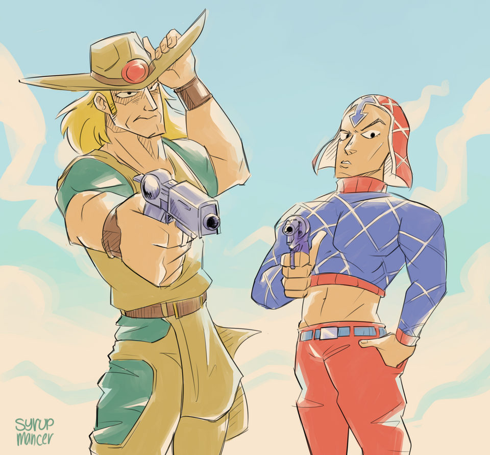 Fanart Hol Horse & Mista combo, StardustCrusaders